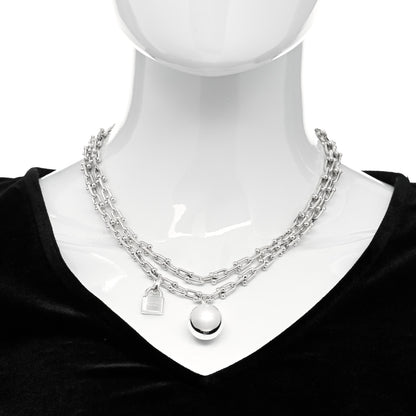 Tiffany Sterling Silver HardWear Wrap Necklace 2 of 5