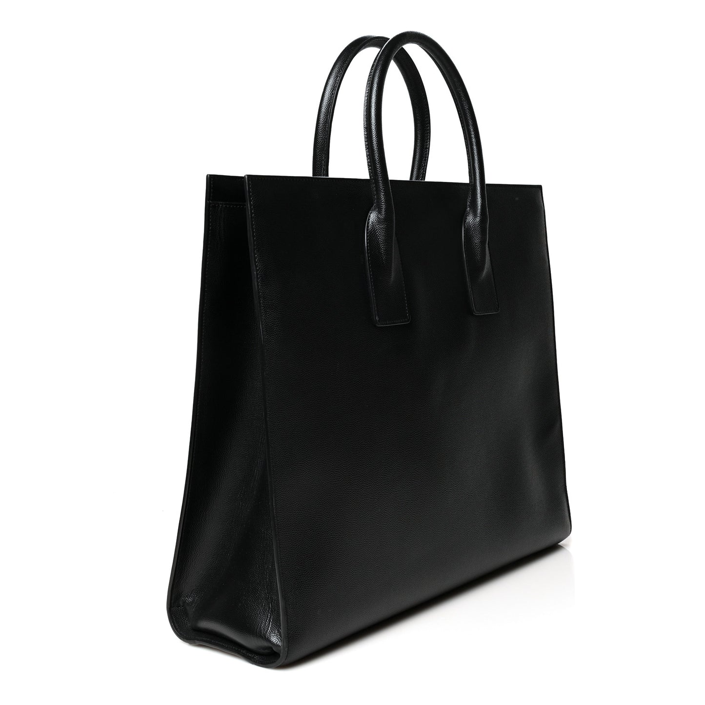 Grain de Poudre Medium Museum Tote Black