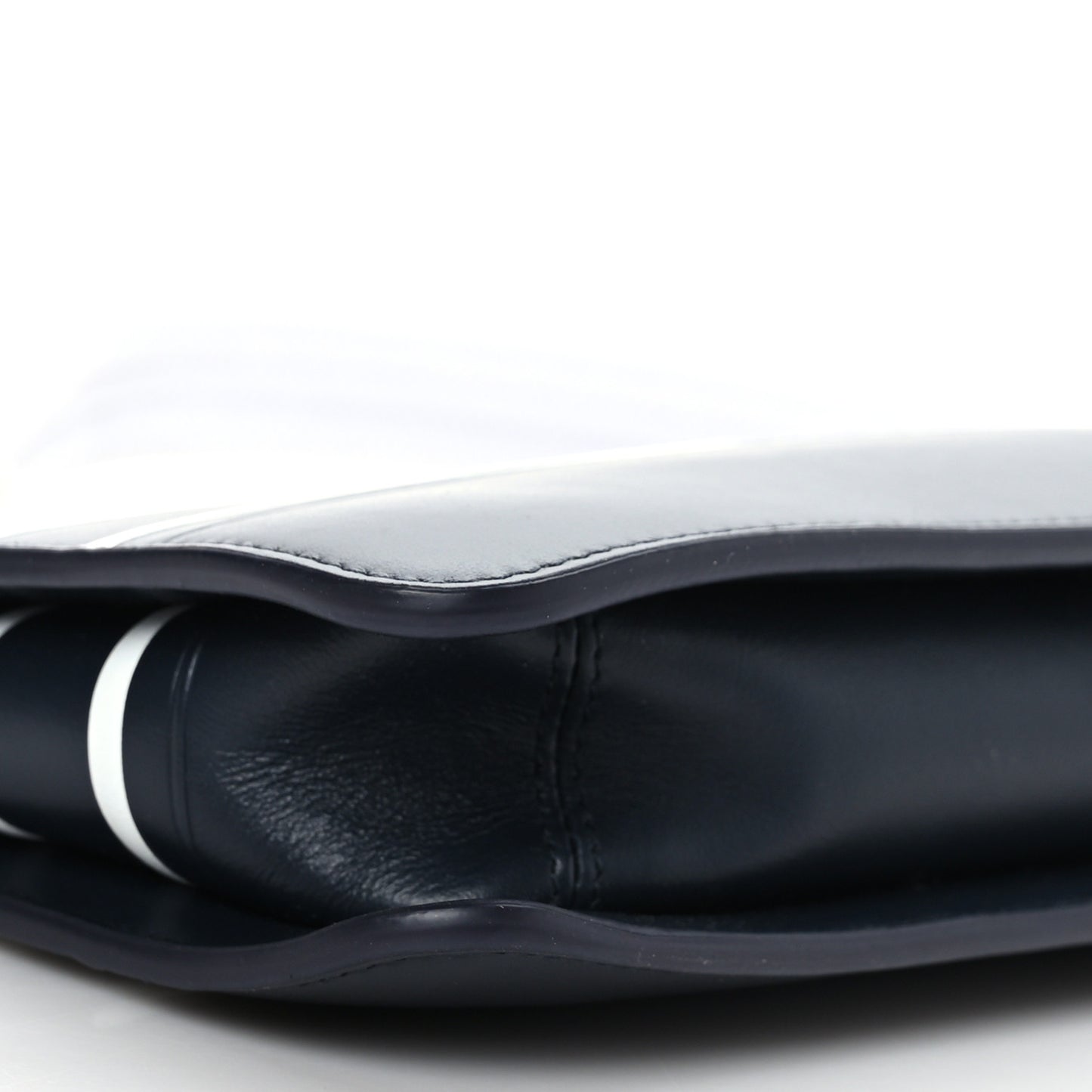 Calfskin Dior Vibe Pochette Blue White