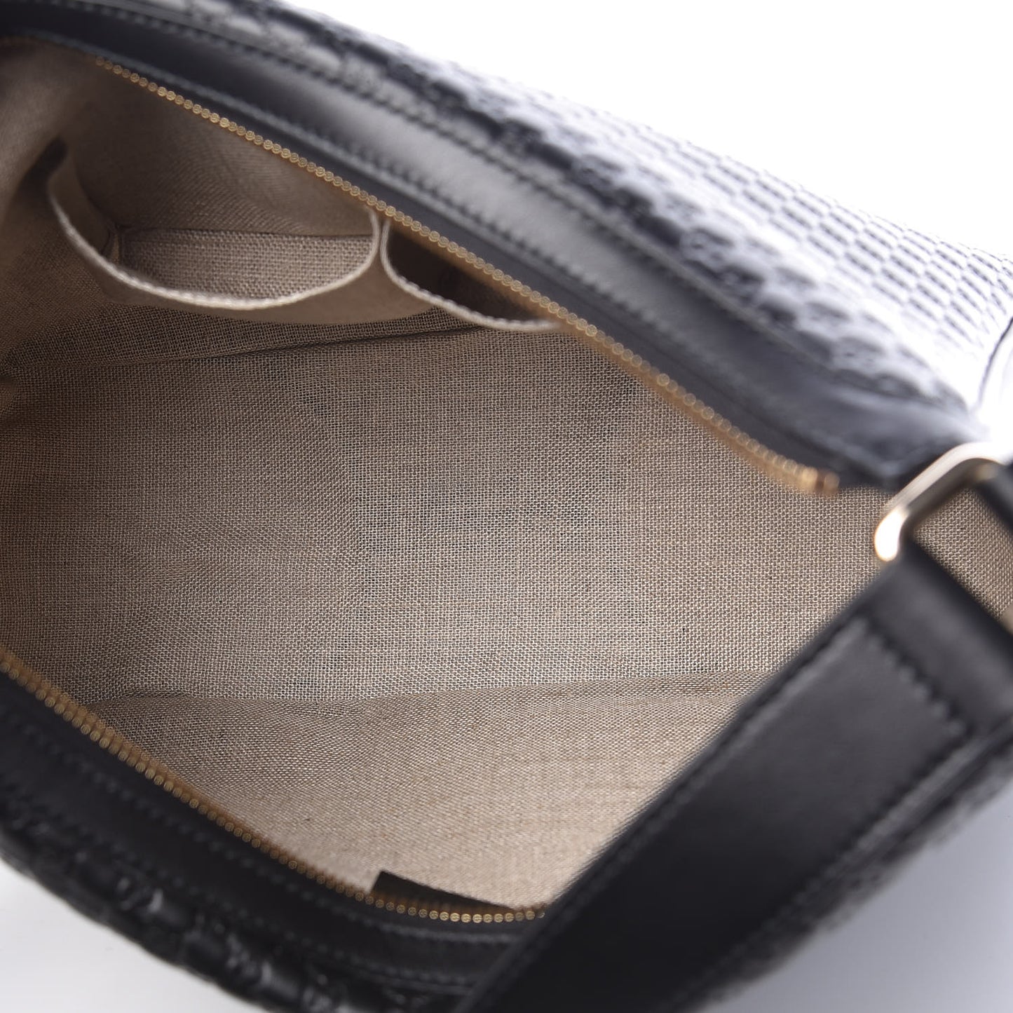 Microguccissima Shoulder Bag Black