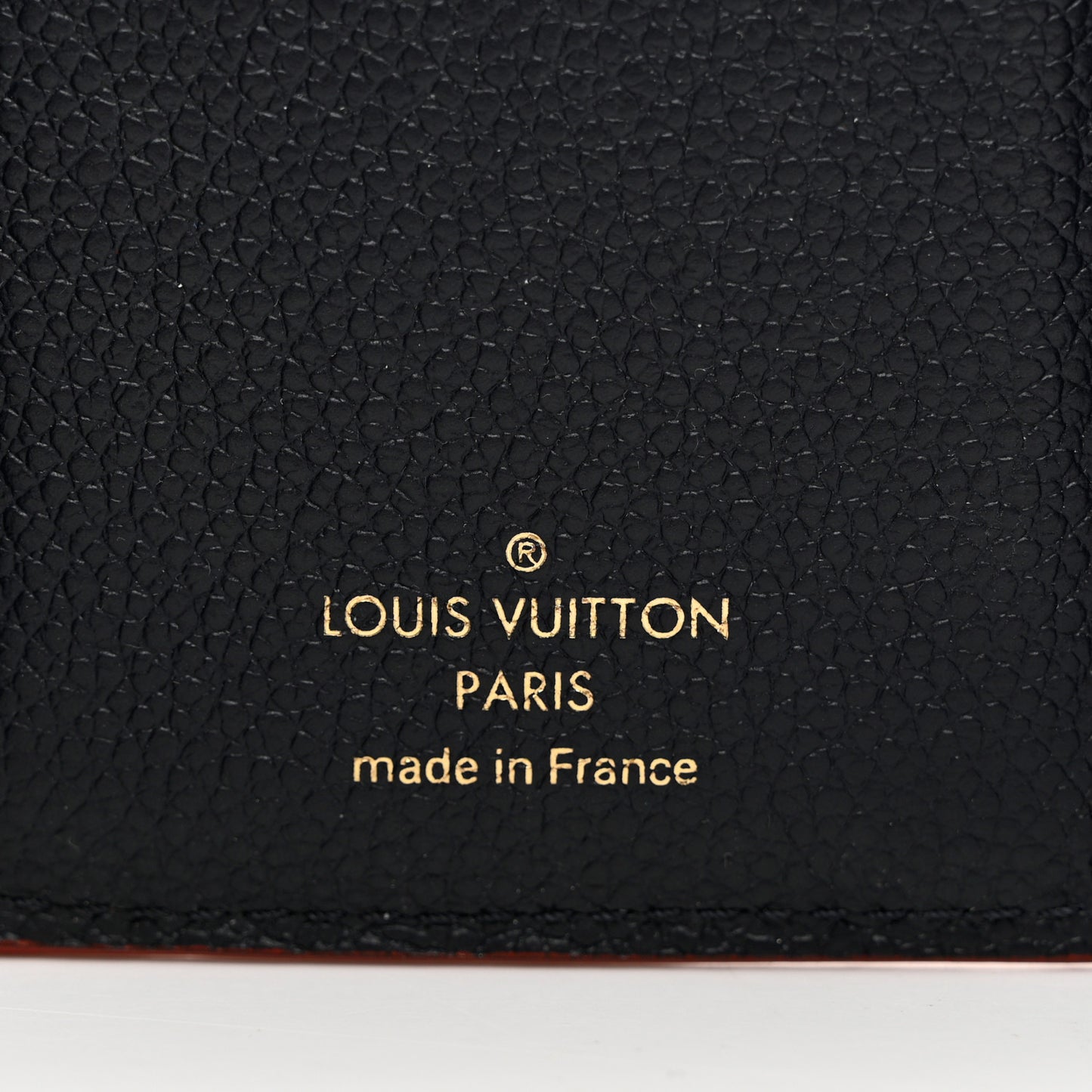 Empreinte Victorine Wallet Marine Rouge