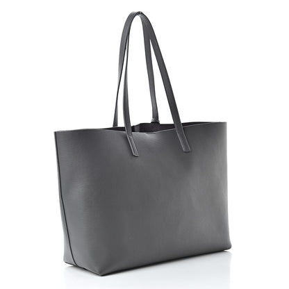 Saint Laurent Calfskin Large Shopping Tote Dark Grey 4 of 11