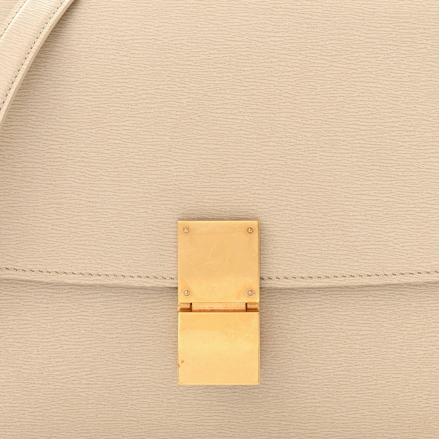 Celine Box Calfskin Medium Classic Box Bag Linen 8 of 11