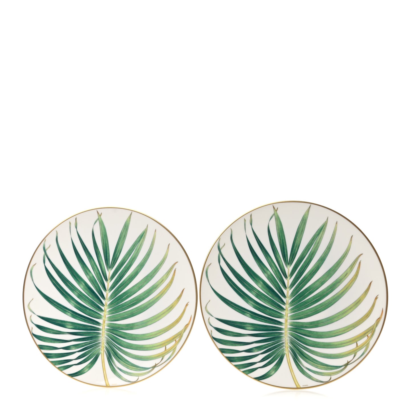 Porcelain Passifolia Dinner Plate N°2 Set of 2