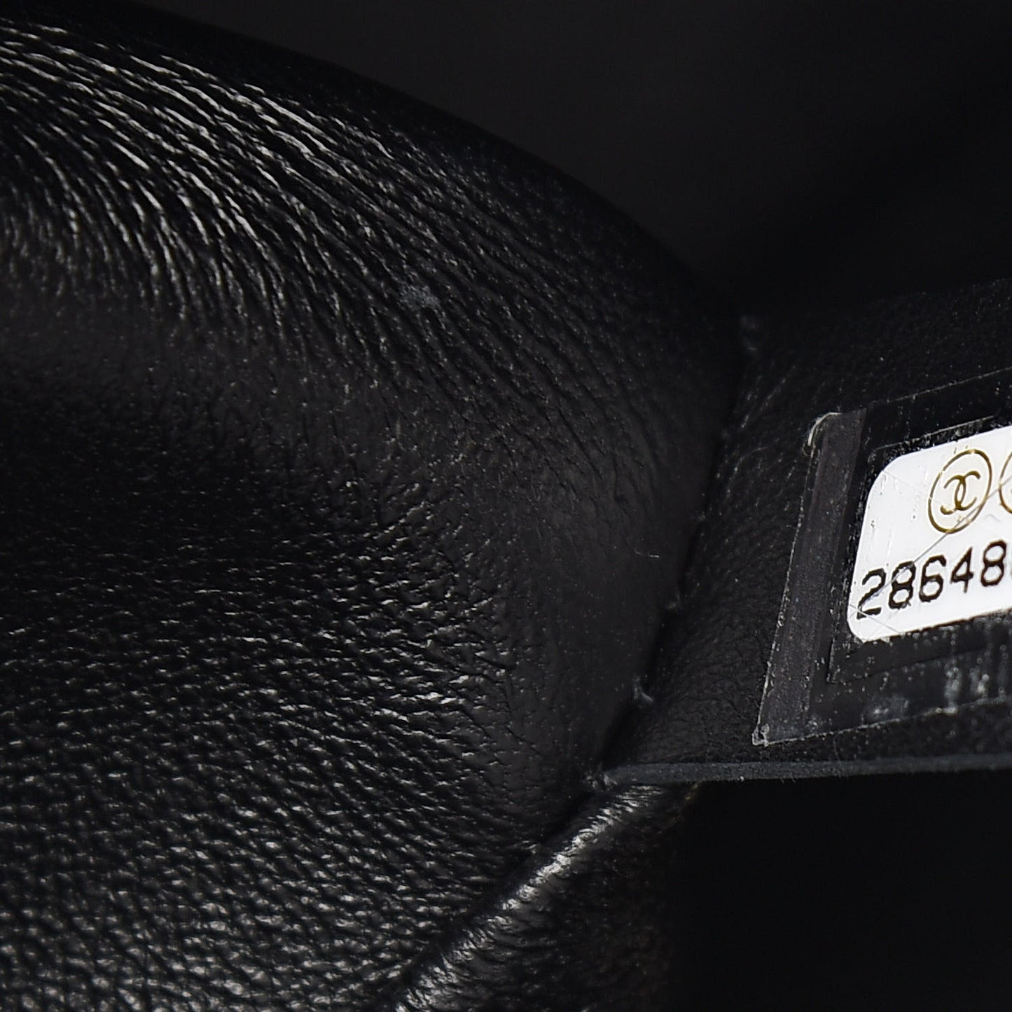 Lambskin Quilted Chain Backpack Black