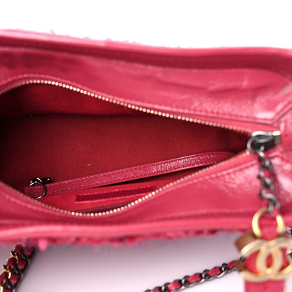 Chanel Tweed Calfskin Small Gabrielle Hobo Pink 4 of 16
