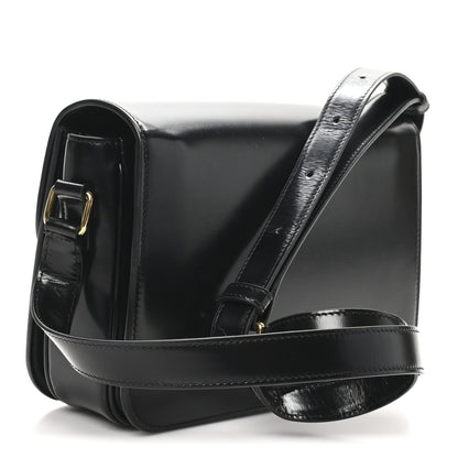 Celine Shiny Calfskin Medium Triomphe Black 3 of 9