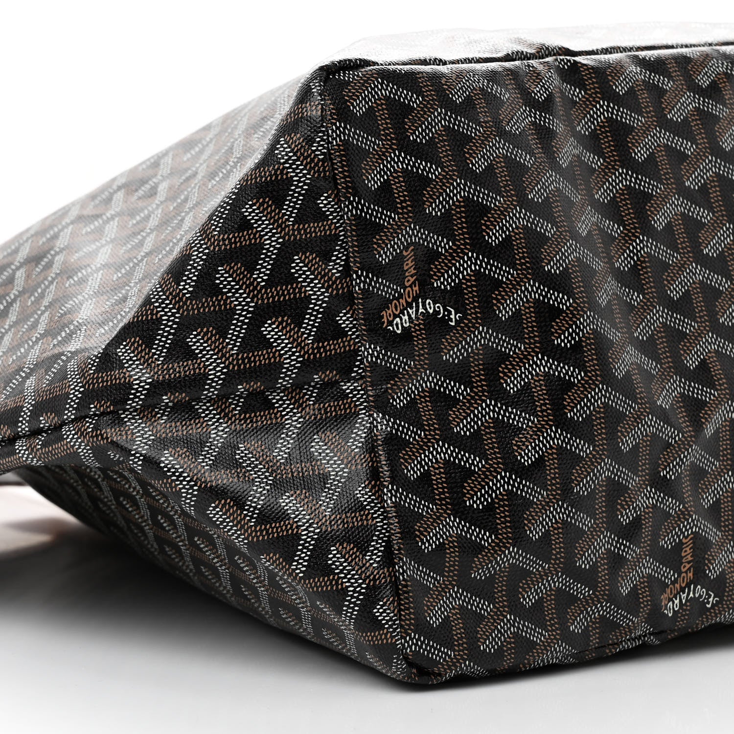 Goyard Goyardine Saint Louis GM Black Gold 9 of 10