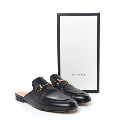 Gucci Calfskin Womens Princetown Slippers 39.5 Black 12 of 12