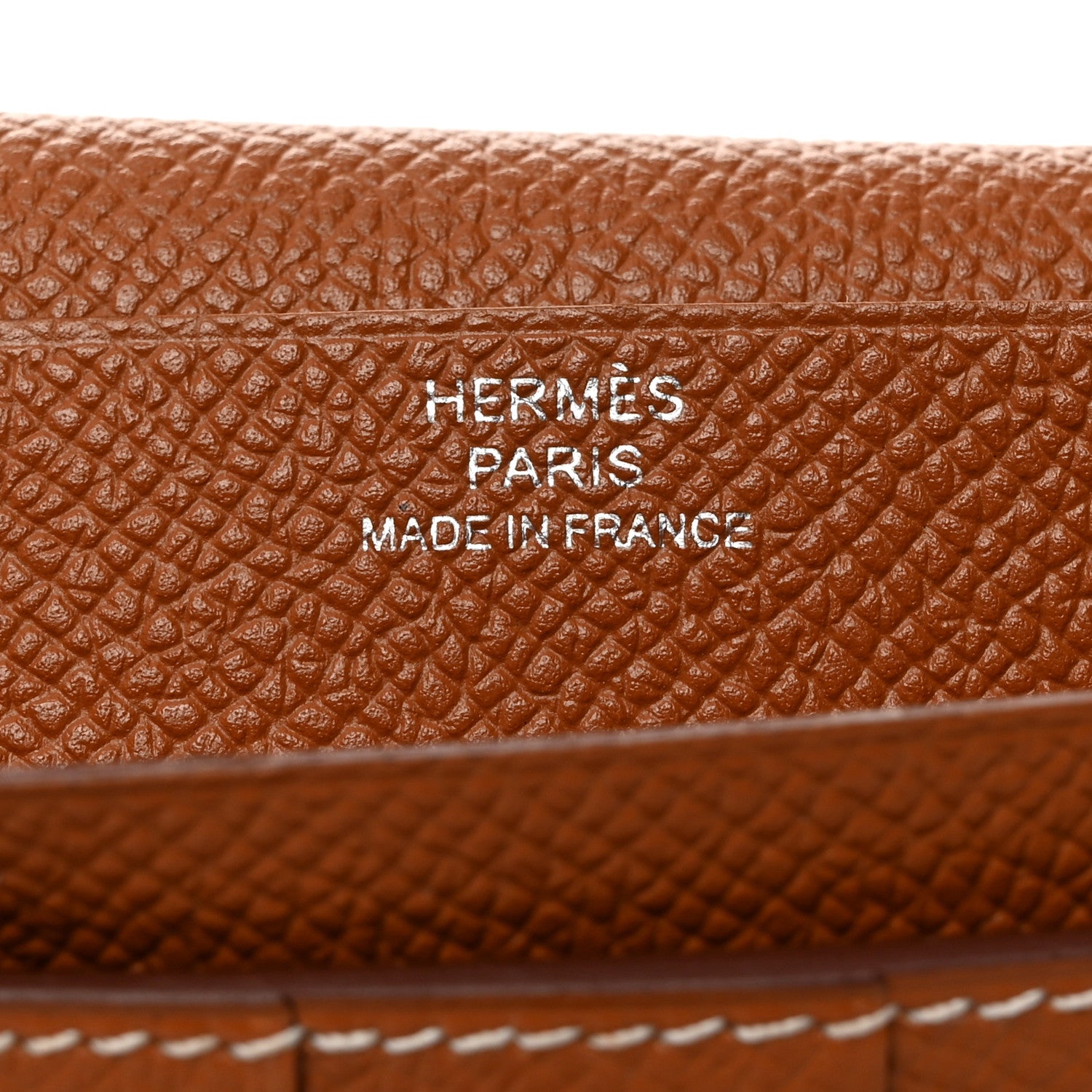 Hermes Epsom Bearn Gusset Wallet Gold 6 of 12