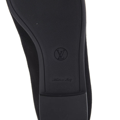 Louis Vuitton Suede Monogram Uniformes Ballet Flats 36 Black 6 of 8