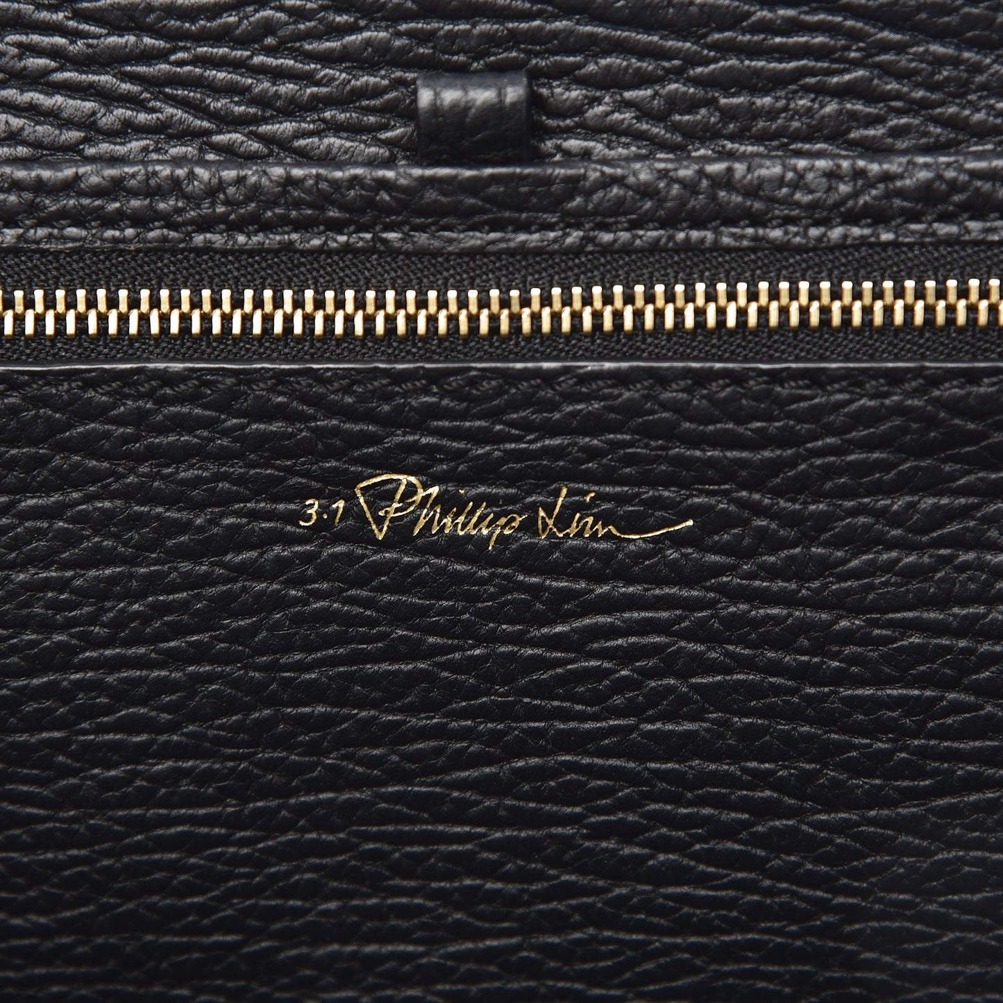 3.1 Textured Calfskin Mini Pashli Satchel Black
