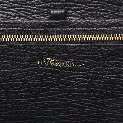 3.1 Phillip Lim 3.1 Textured Calfskin Mini Pashli Satchel Black 6 of 8