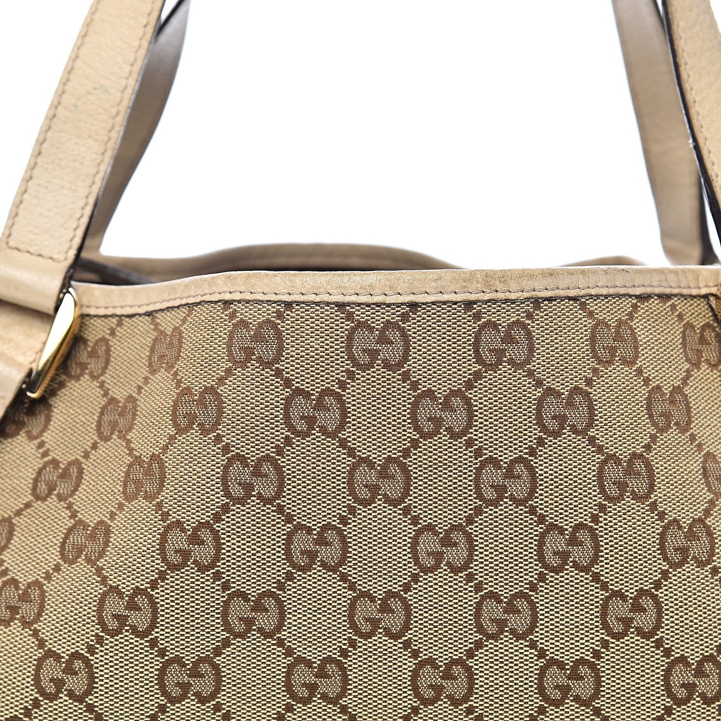 Monogram Medium Abbey Shoulder Bag Off White