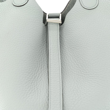 Hermes Taurillon Clemence Picotin Lock 18 PM Bleu Pale 8 of 10