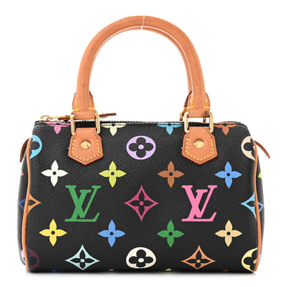 Louis Vuitton Monogram Multicolor Mini Sac HL Speedy Black 1 of 9
