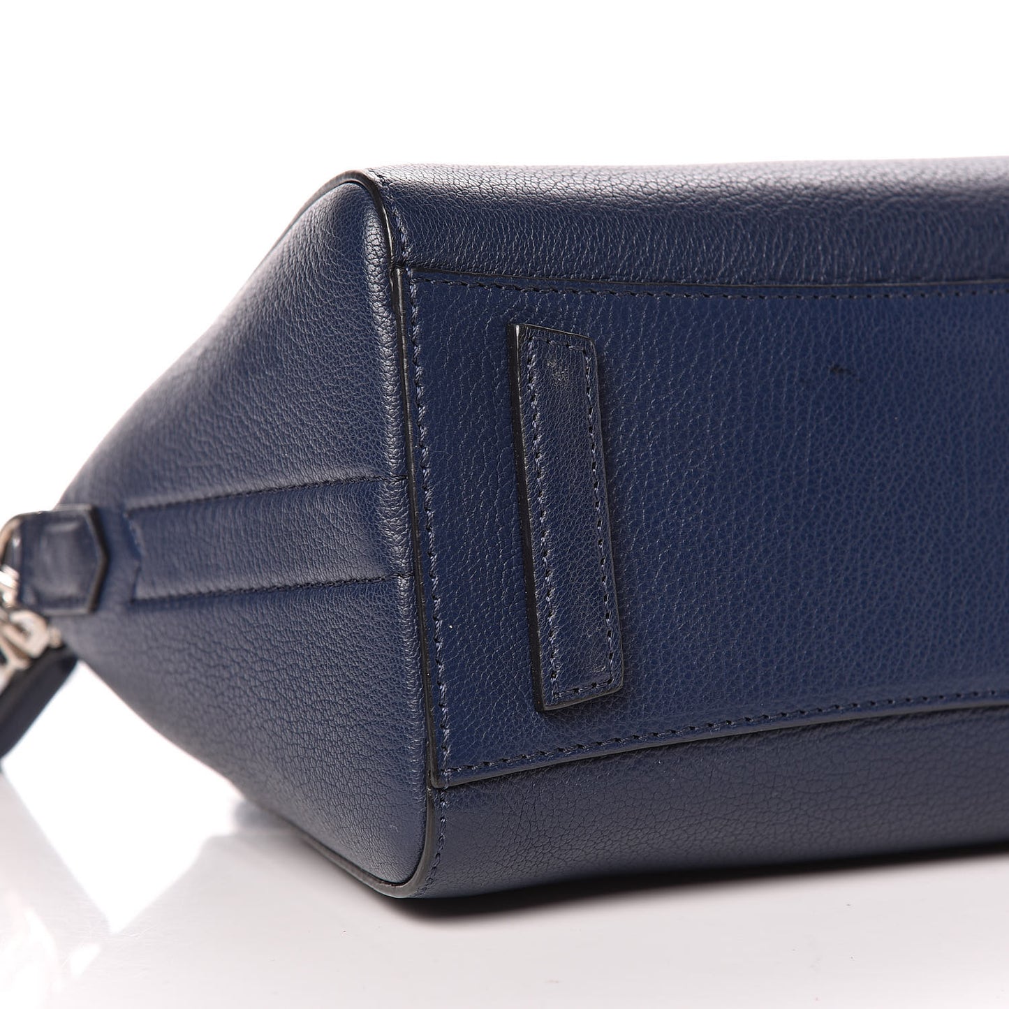 Sugar Goatskin Mini Antigona Mineral Blue