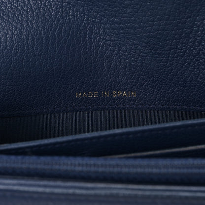 Chanel Lambskin Timeless CC Large Flap Wallet Navy 7 of 10