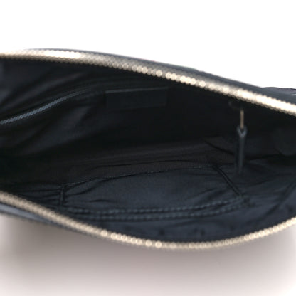 Gucci GG Supreme Monogram Web Messenger Bag Black 4 of 8