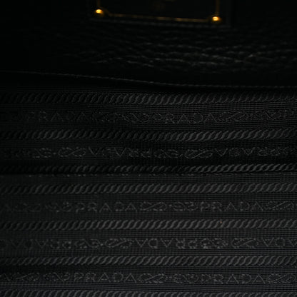 Prada Vitello Daino Shopping Satchel Black 5 of 10