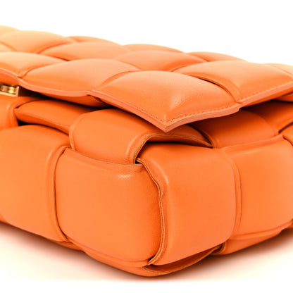 Bottega Veneta Nappa Maxi Intreccio Padded Cassette Crossbody Bag Orange 12 of 12