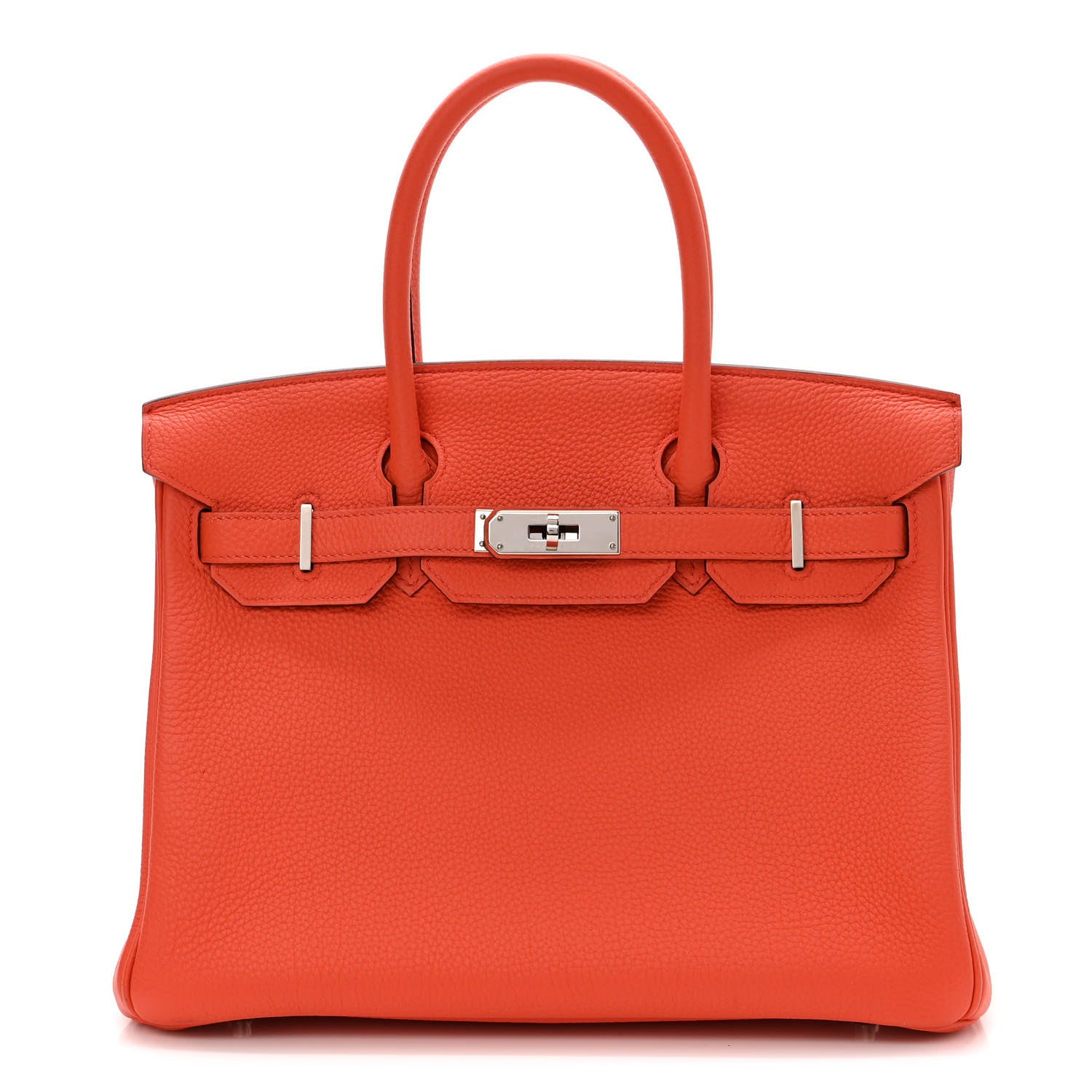 Hermes Togo Birkin 30 Orange Poppy 1 of 10