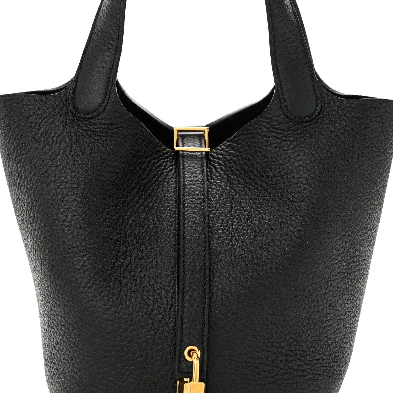 Hermes Taurillon Clemence Picotin Lock 18 PM Black 6 of 9