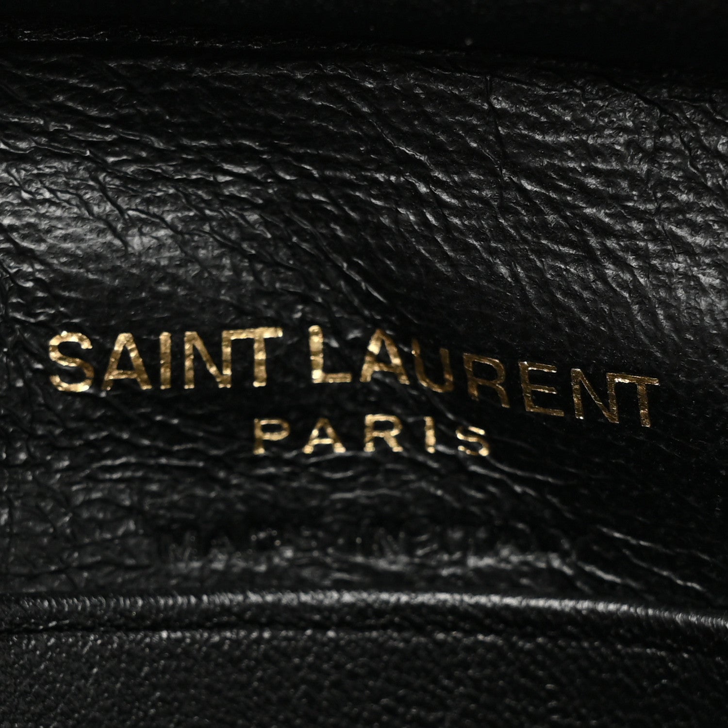 Saint Laurent Grained Lambskin Monogram Lou Camera Bag Dark Grey 6 of 12