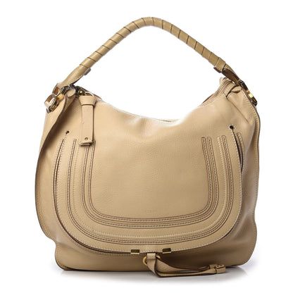 Chloe Calfskin Large Marcie Hobo Beige 1 of 17