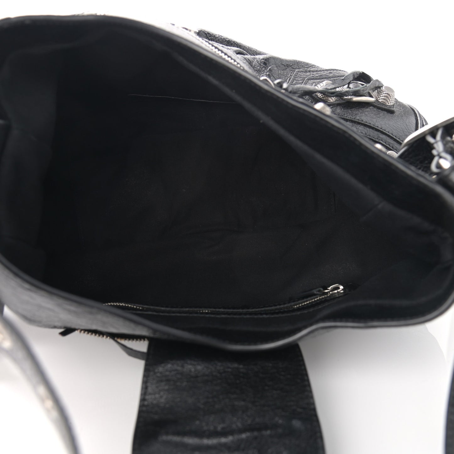 Agneau Arena Medium Le Cagole Shoulder Bag Black