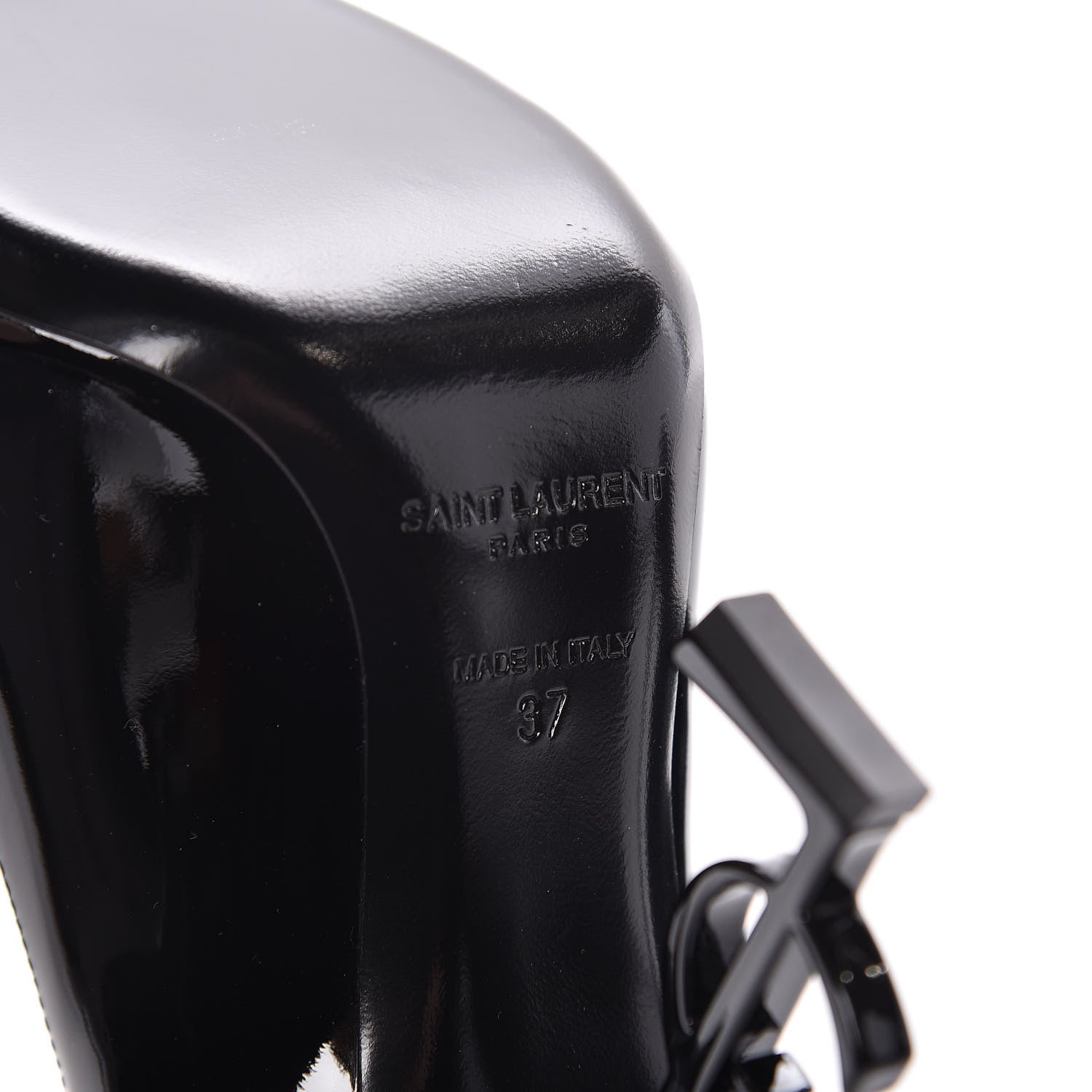Saint Laurent Patent Opyum 110 Pumps 37 Black 6 of 8