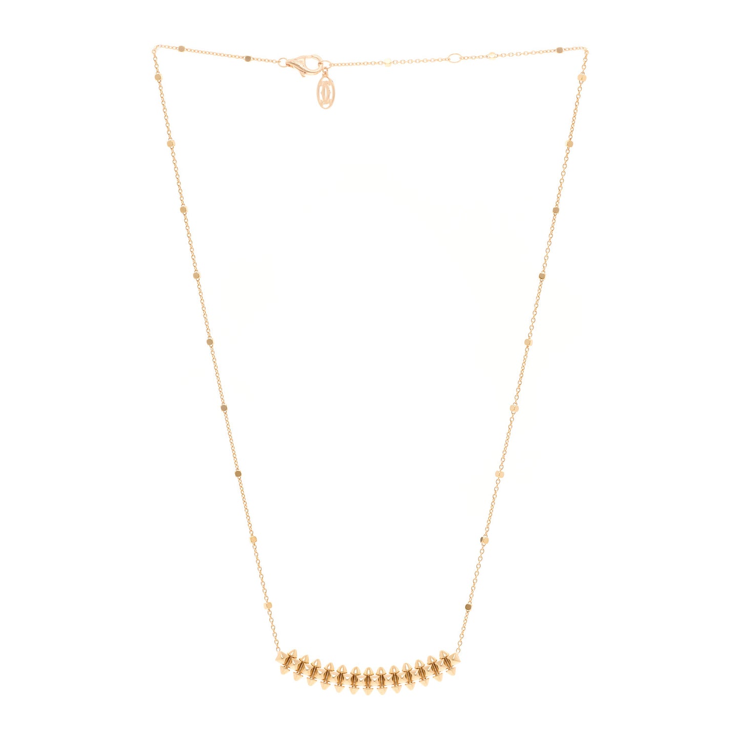 18K Pink Gold Small Clash de Cartier Necklace