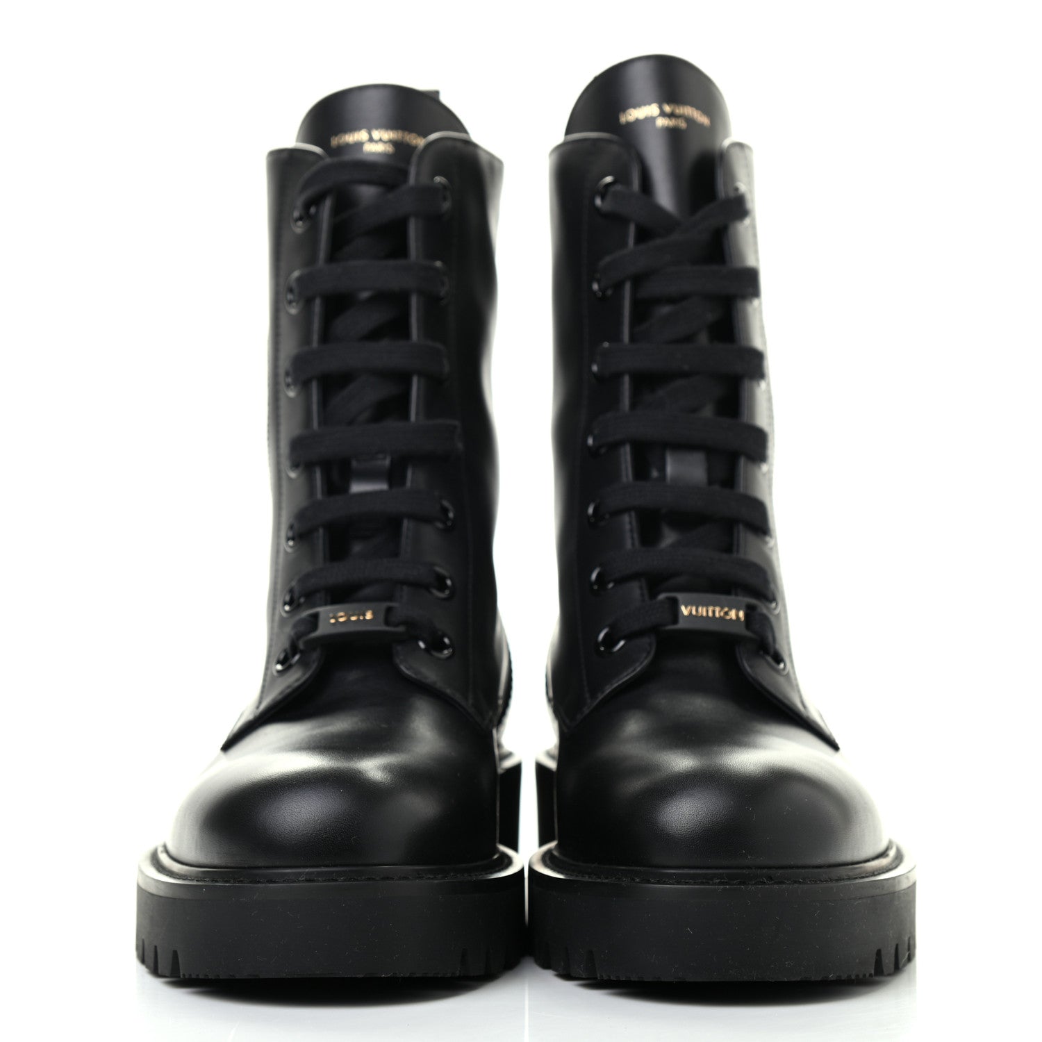 Louis Vuitton Calfskin Territory Ranger Boots 39 Black 2 of 8