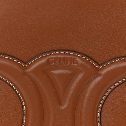 Celine Smooth Calfskin Small Cuir Triomphe Bucket Bag Tan 6 of 10