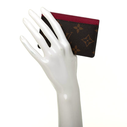 Louis Vuitton Monogram Card Holder Fuchsia 2 of 8