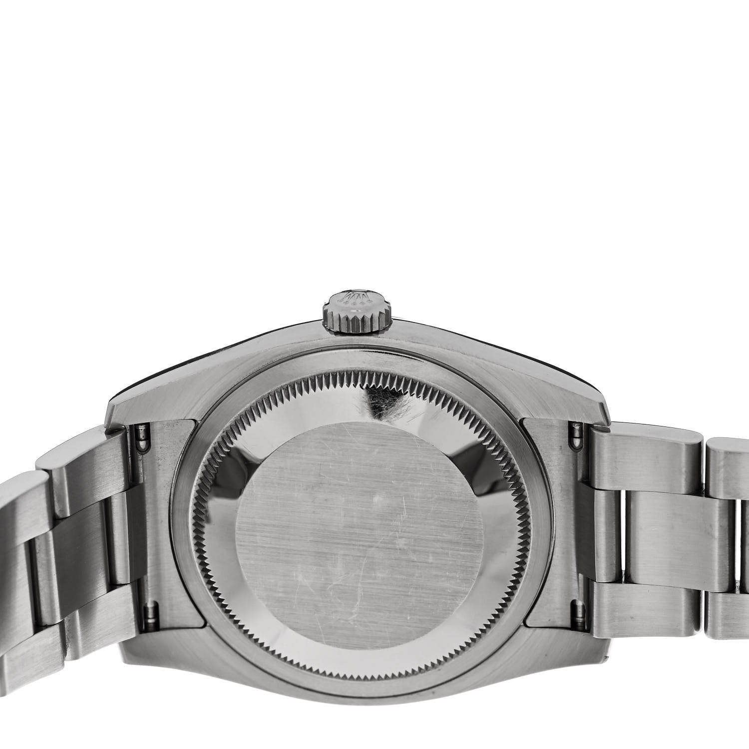 Rolex Stainless Steel 36mm Oyster Perpetual Datejust Watch Black 116200 4 of 4