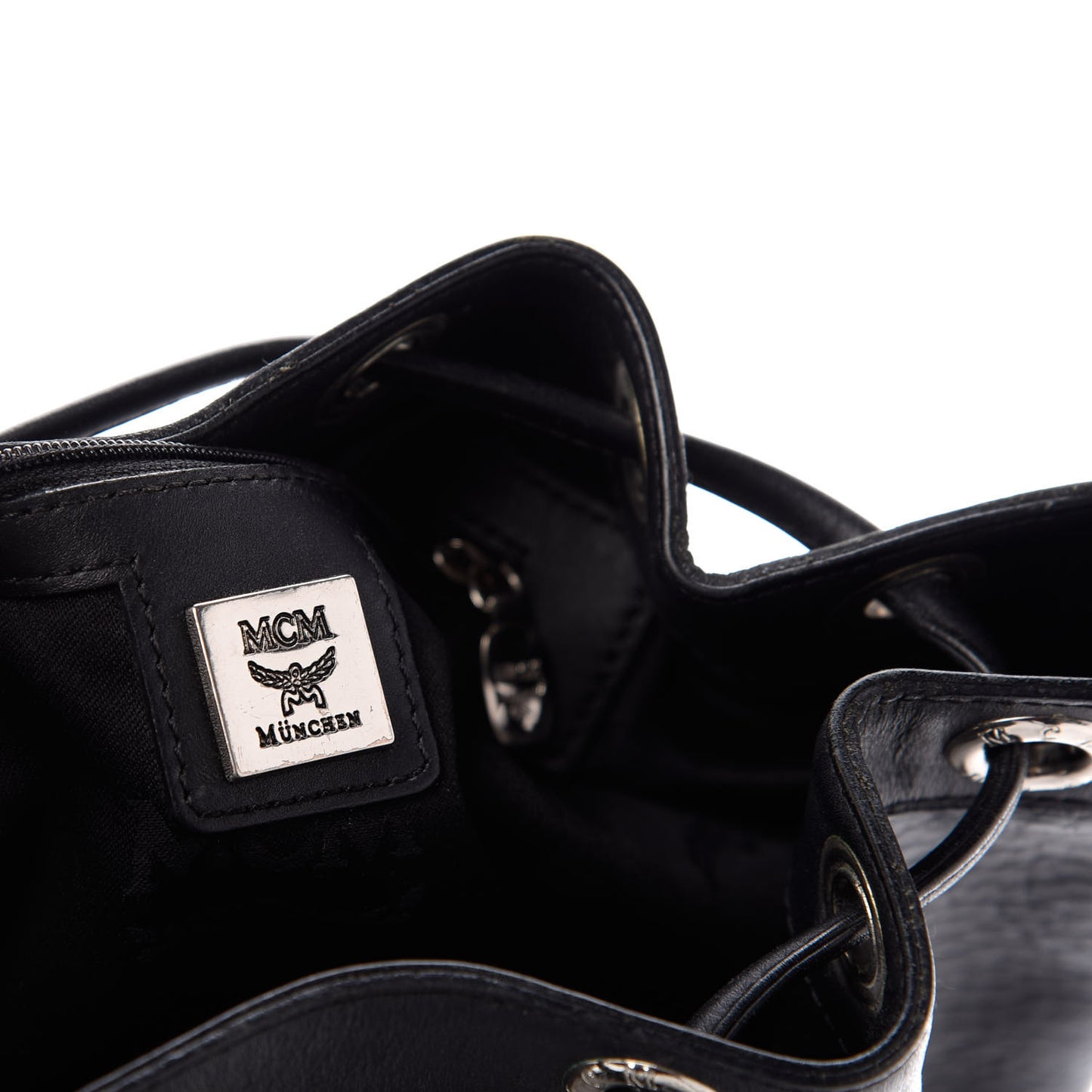 Visetos Essential Drawstring Bucket Bag Black