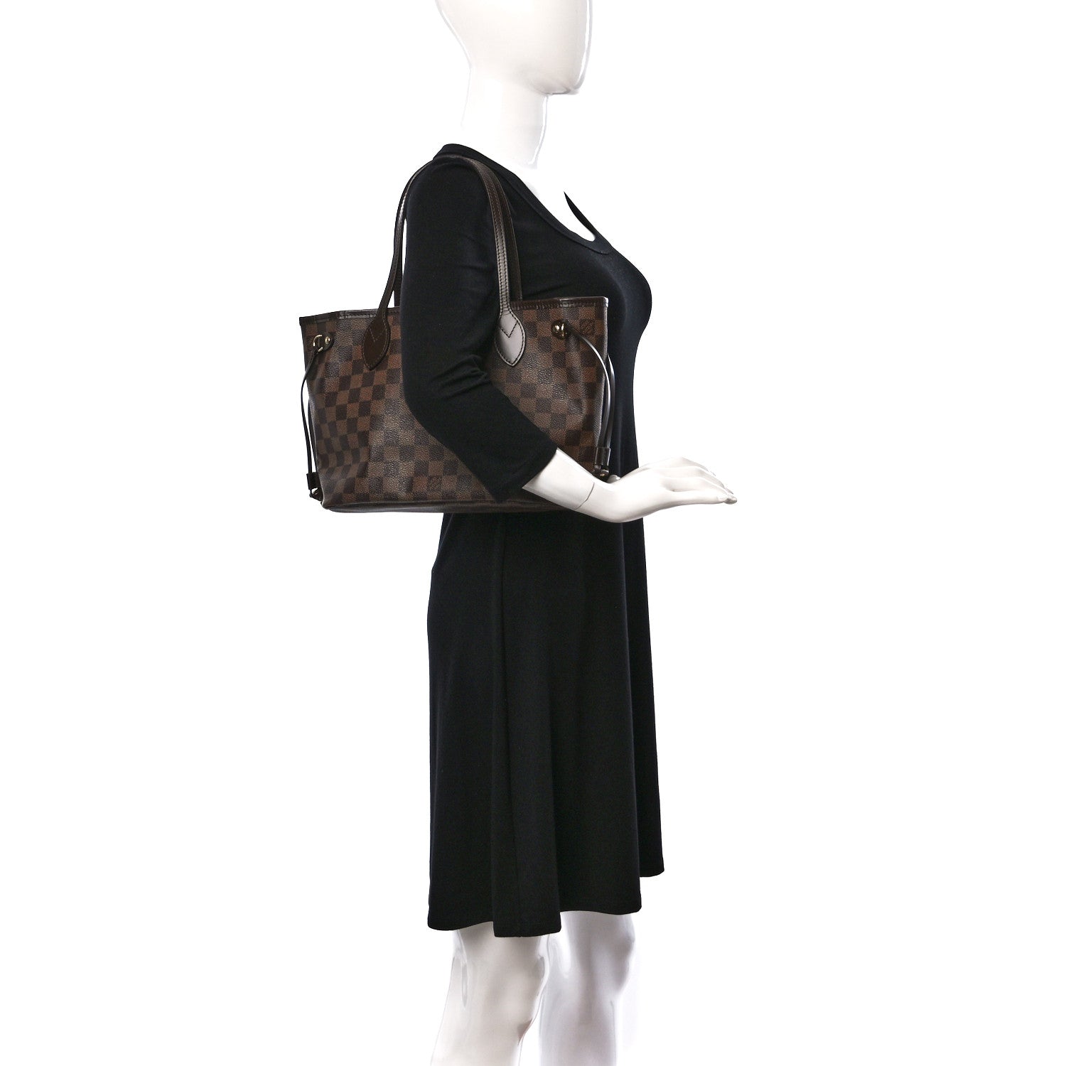Louis Vuitton Damier Ebene Neverfull PM 2 of 9