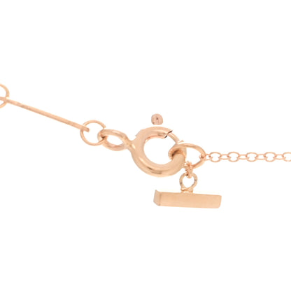 Tiffany 18K Rose Gold Small T Smile Pendant Necklace 4 of 7