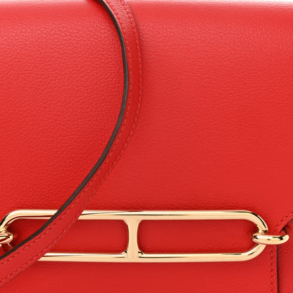 Hermes Evercolor Mini Sac Roulis Rouge De Coeur 8 of 15