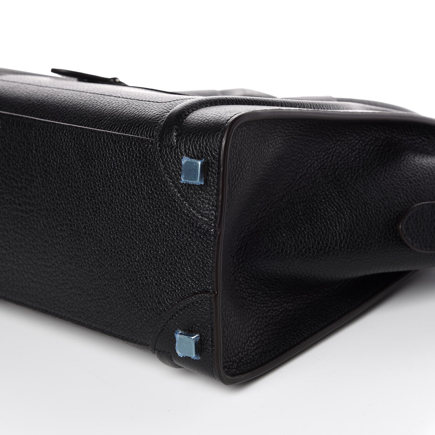 Celine Drummed Calfskin Micro Luggage Black 6 of 8