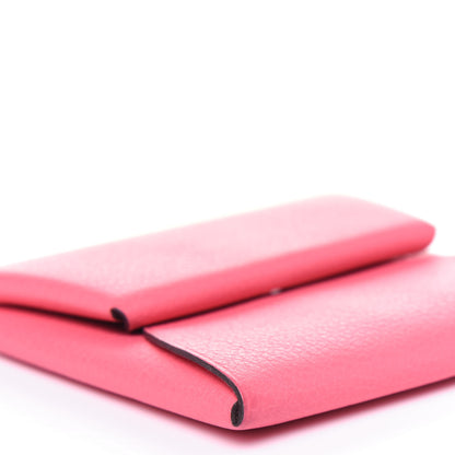 Hermes Evercolor Bastia Coin Purse Rose Azalee 8 of 10