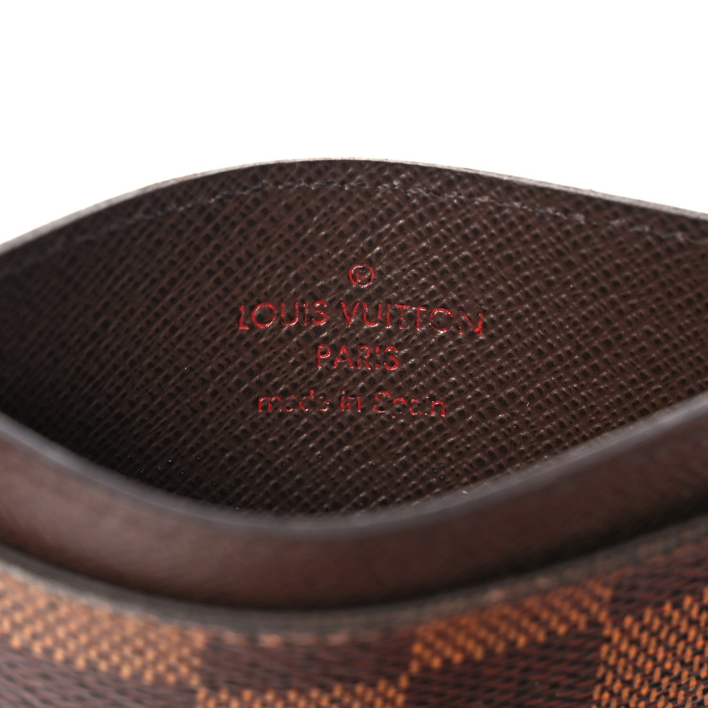 Damier Ebene Card Holder
