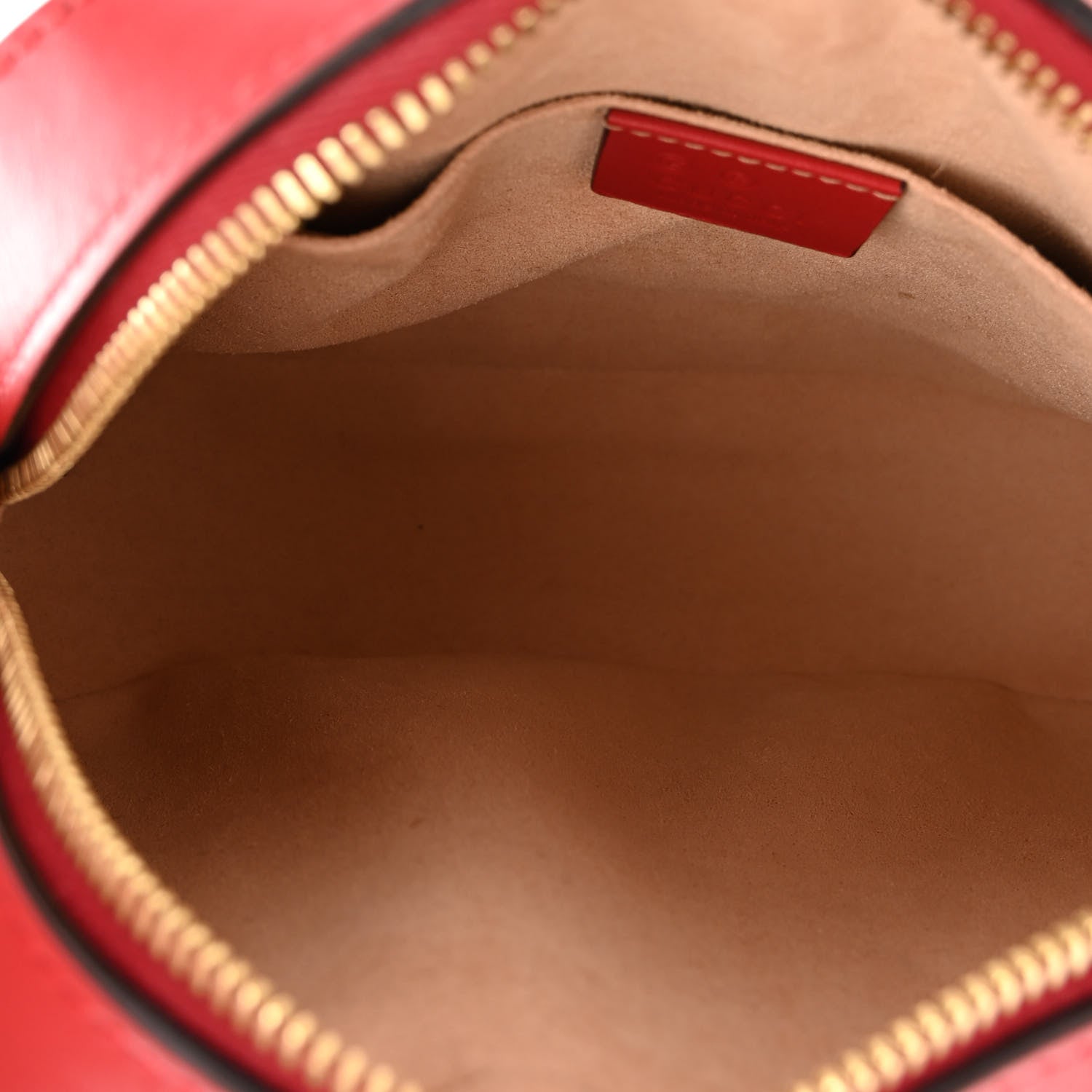 Gucci GG Supreme Monogram Blooms Mini Chain Shoulder Bag Beige Blue Navy Hibiscus Red 5 of 10