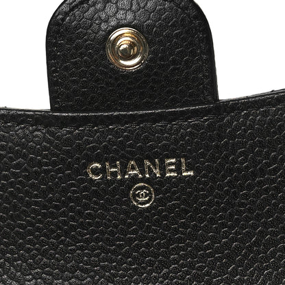 Chanel Caviar Quilted Compact Flap Wallet Black 6 of 12