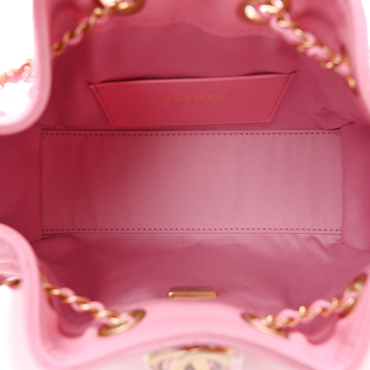 Chanel Caviar Quilted Mini Chanel 25 Handbag Pink 7 of 21