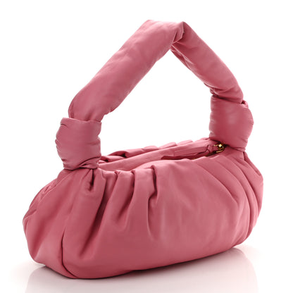 Miu Miu Nappa Knot Top Handle Shoulder Bag Begonia 3 of 11
