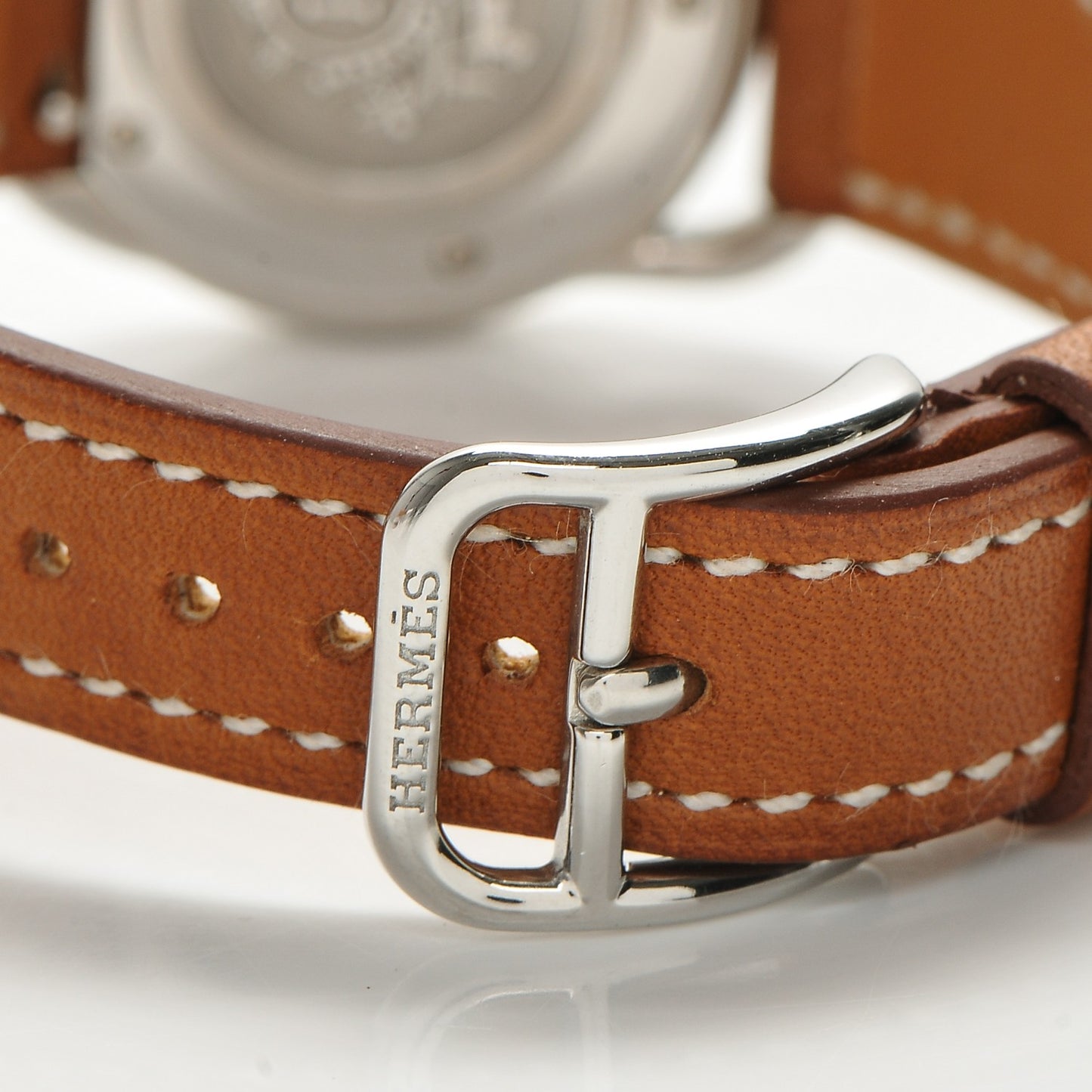 Stainless Steel Barenia 28mm Arceau Quartz Watch Fauve