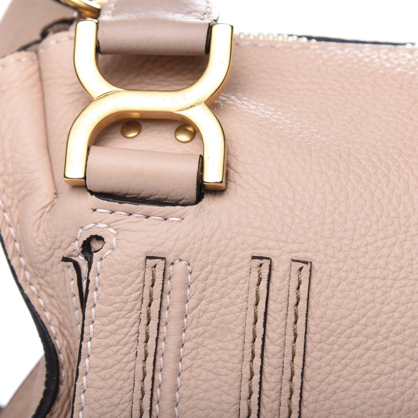 Calfskin Medium Marcie Satchel Blush Nude