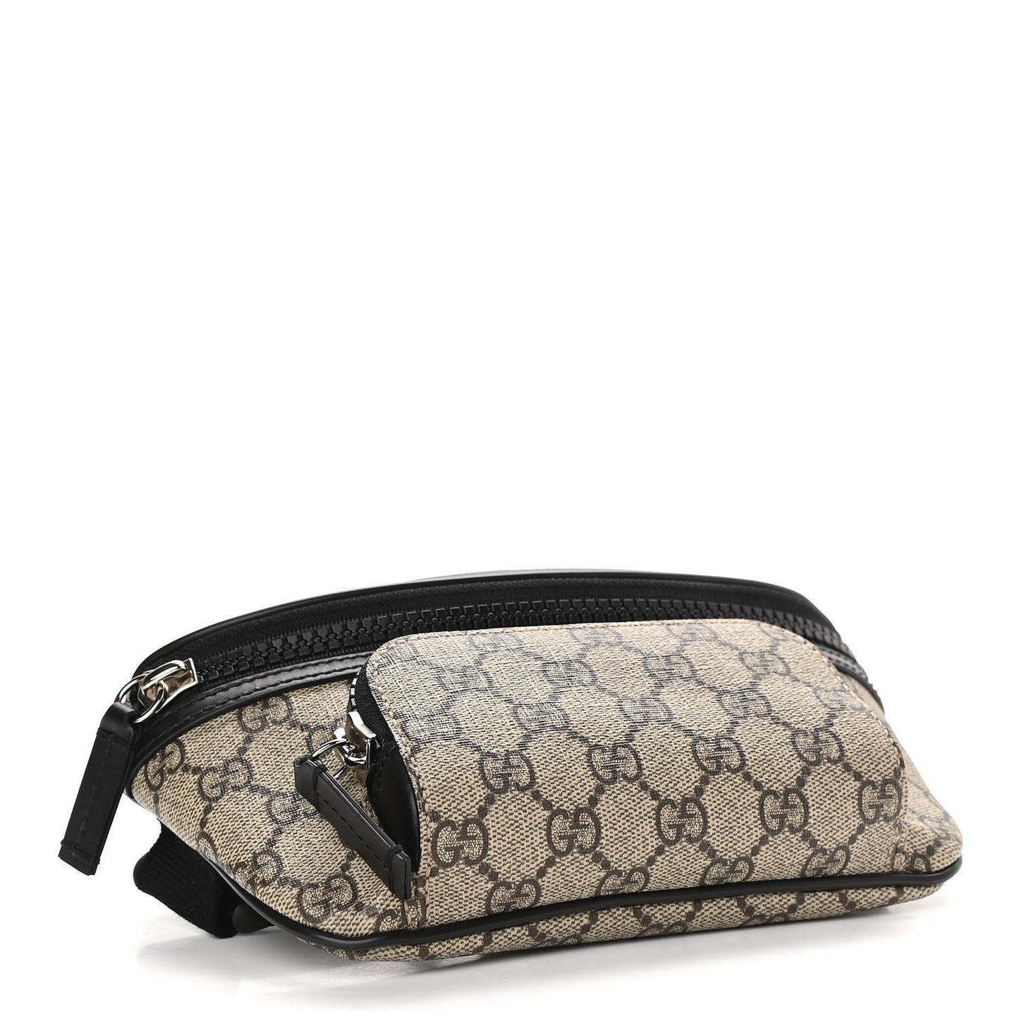 GG Supreme Monogram Belt Bag Black